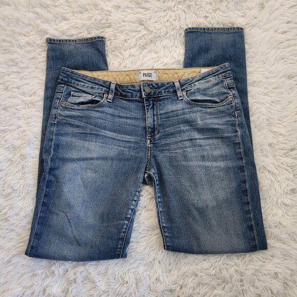 Paige Jimmy Jimmy Skinny Jeans Painted Pocket Size 31‎ - Picture 1 of 8